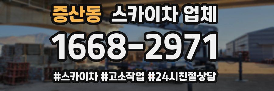 증산동 스카이차 업체