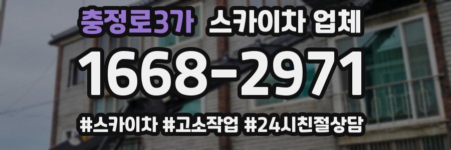 충정로3가 스카이차 업체