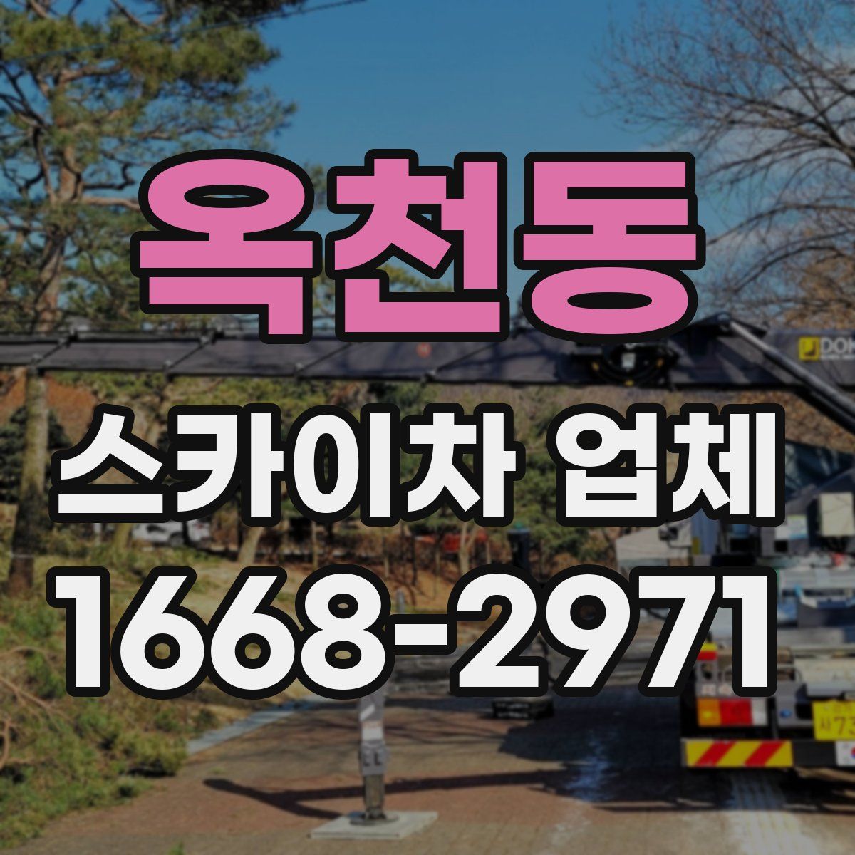 옥천동 스카이차 업체