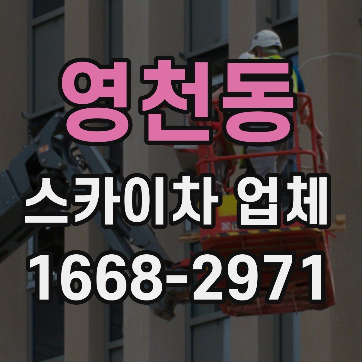 영천동 스카이차 업체 이용 전 알아야 할 안전 수칙