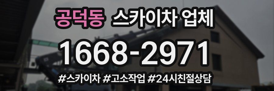 공덕동 스카이차 업체