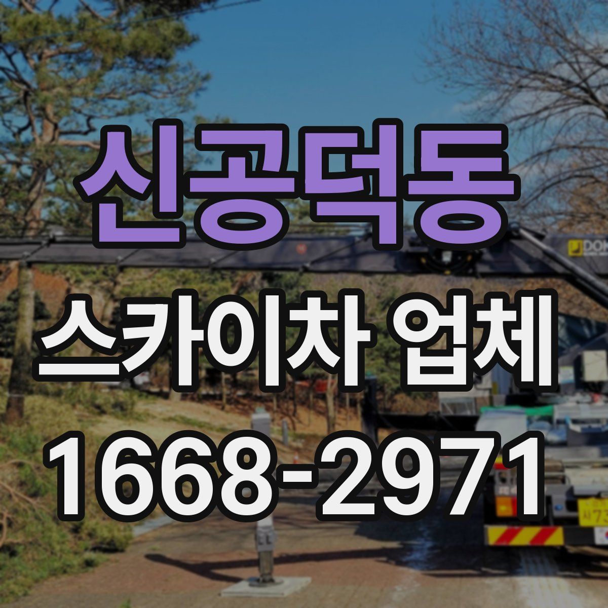 신공덕동 스카이차 업체