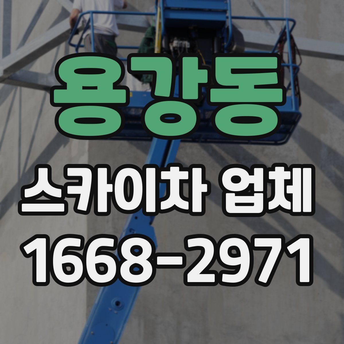 용강동 스카이차 업체