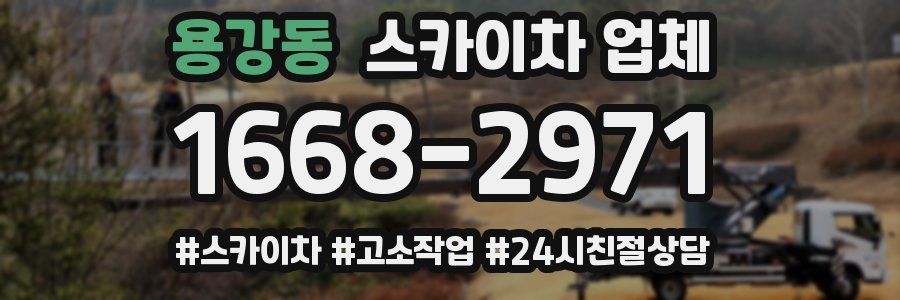 용강동 스카이차 업체