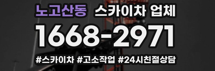 노고산동 스카이차 업체