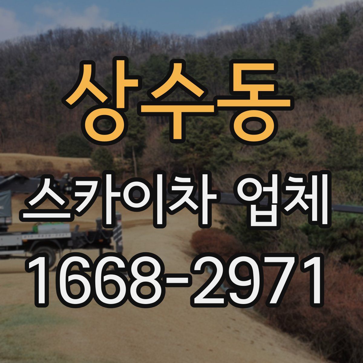 상수동 스카이차 업체