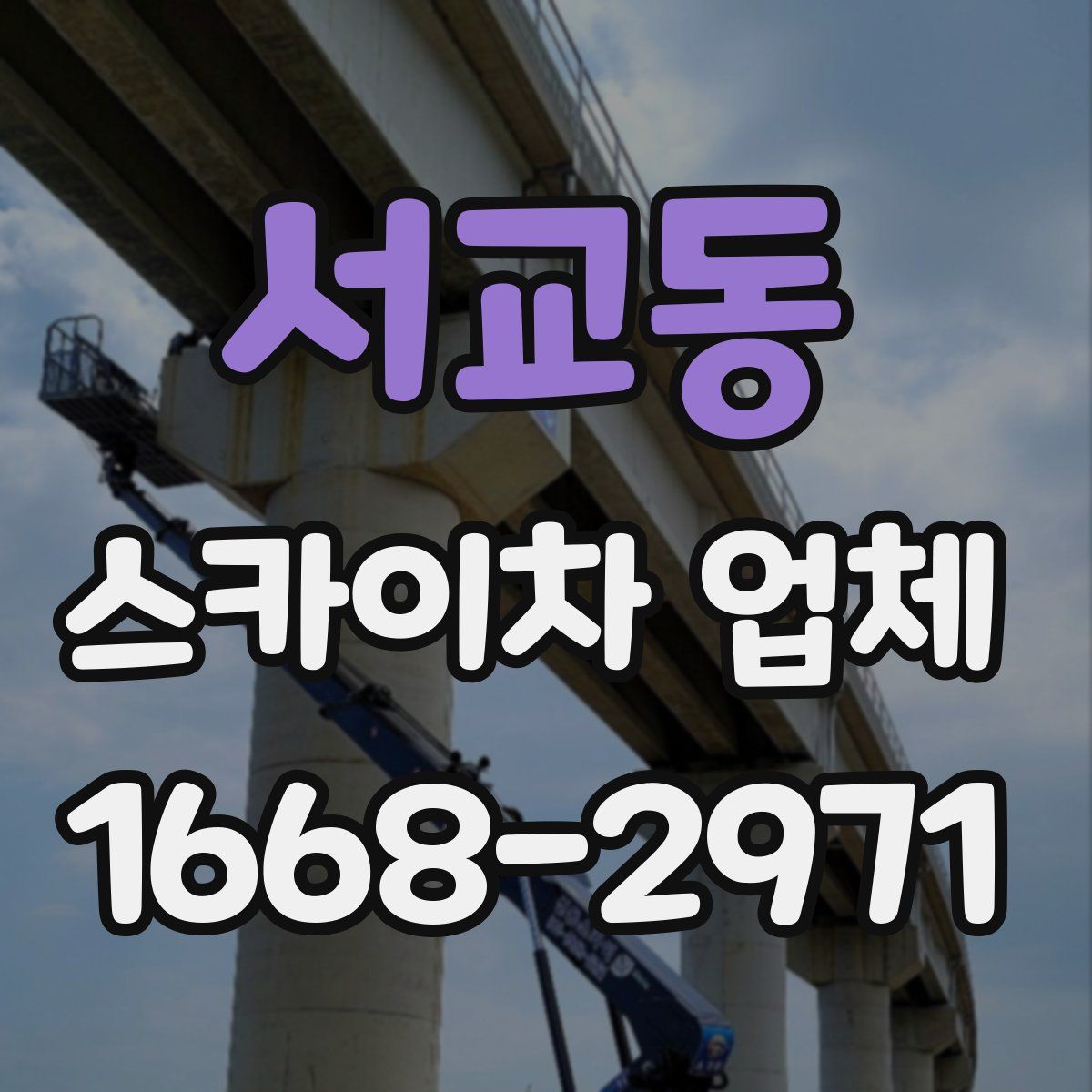 서교동 스카이차 업체