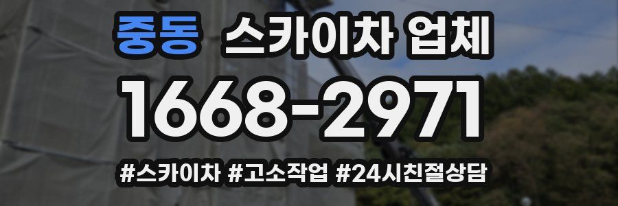 중동 스카이차 업체