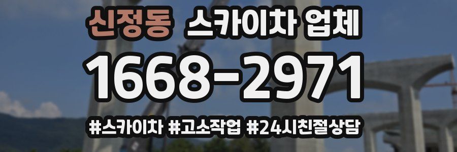 신정동 스카이차 업체