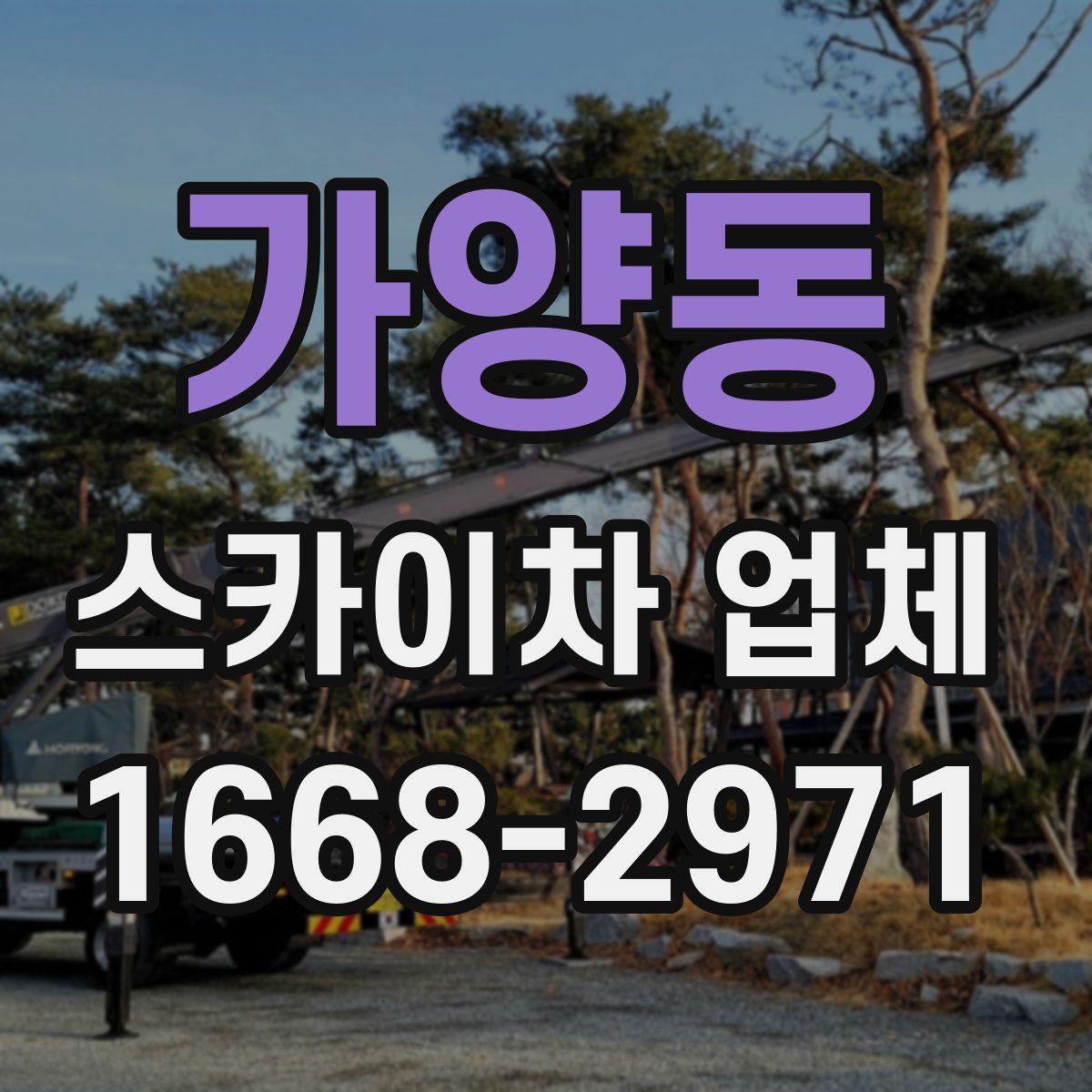 가양동 스카이차 업체