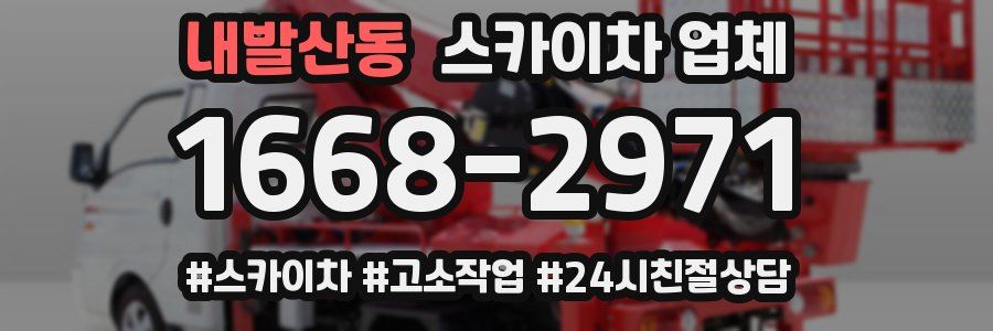 내발산동 스카이차 업체
