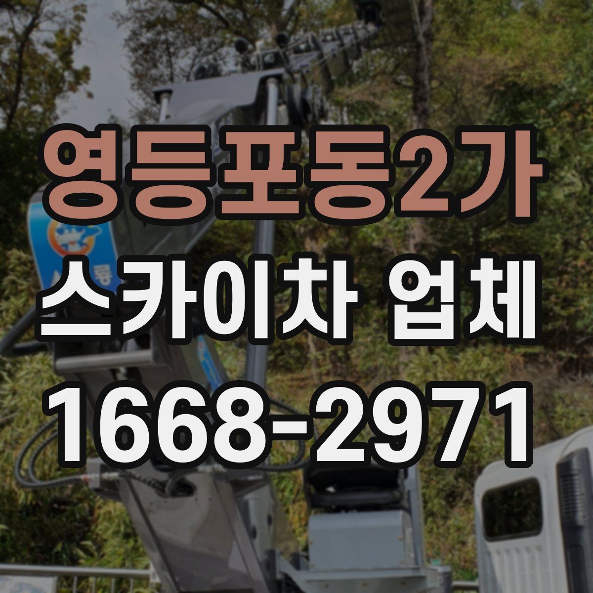 영등포동2가 스카이차 업체