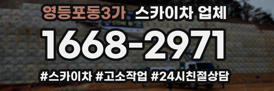 영등포동3가 스카이차 업체