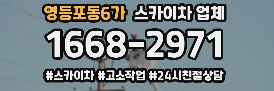 영등포동6가 스카이차 업체