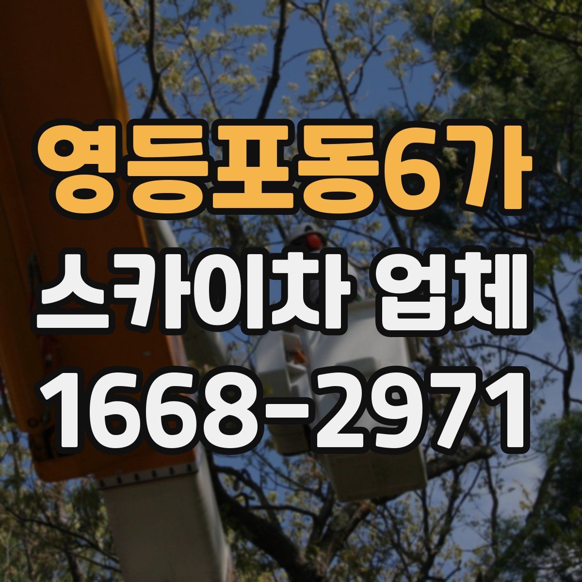 영등포동6가 스카이차 업체