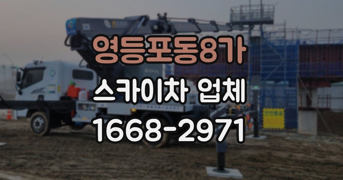 영등포동8가 스카이차 업체