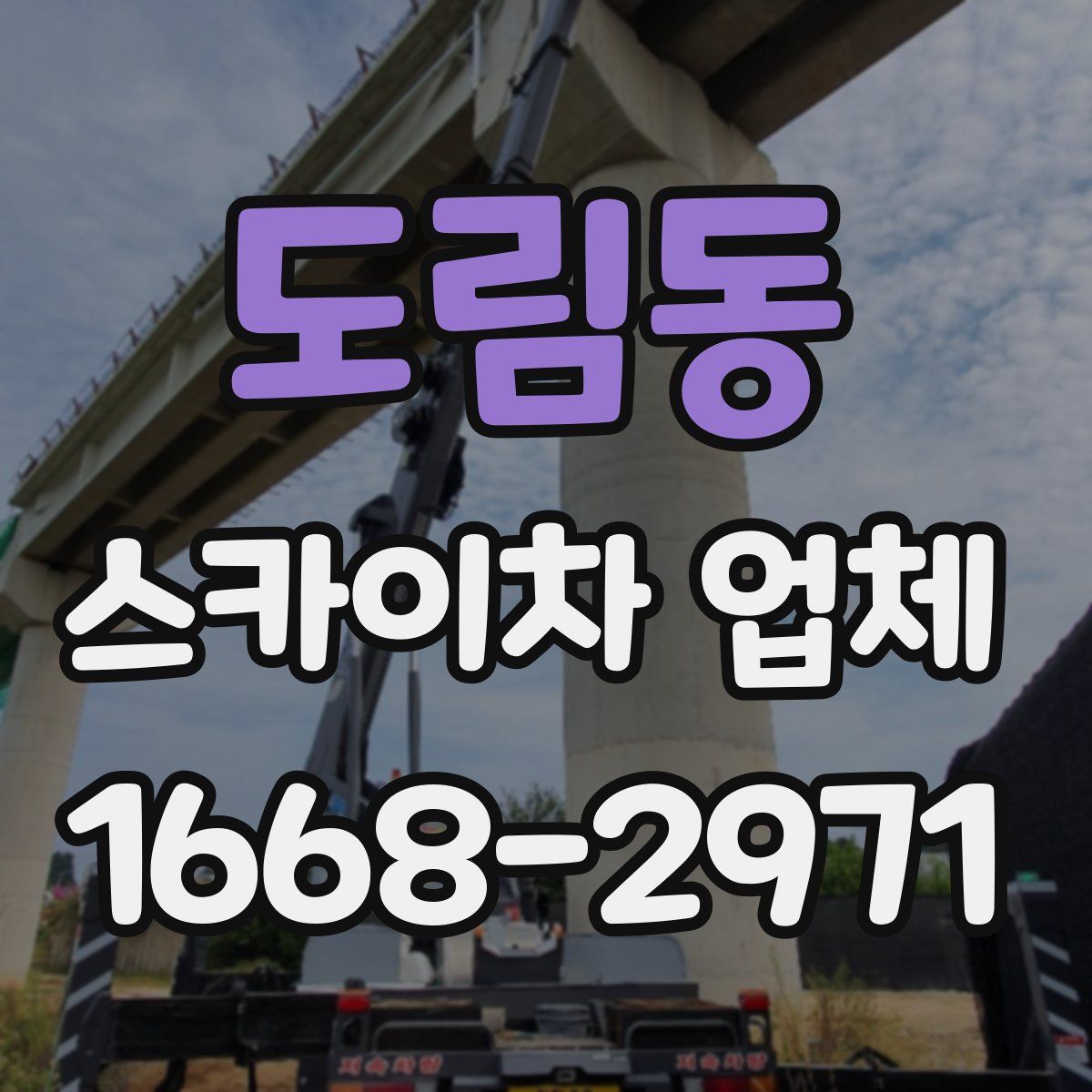 도림동 스카이차 업체