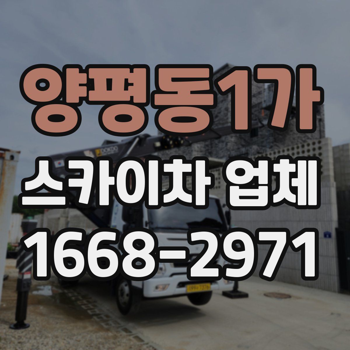 양평동1가 스카이차 업체