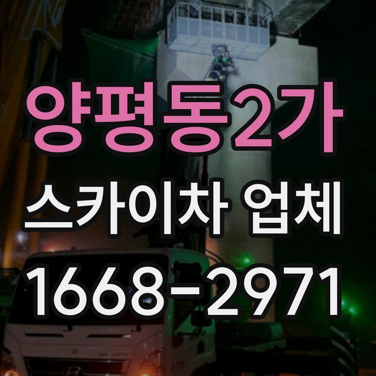 양평동2가 스카이차 업체