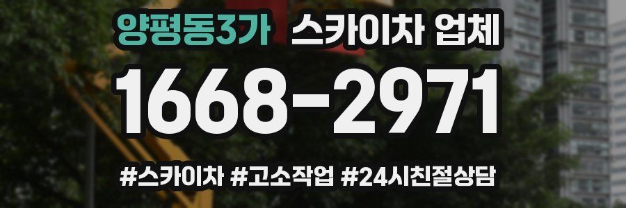 양평동3가 스카이차 업체