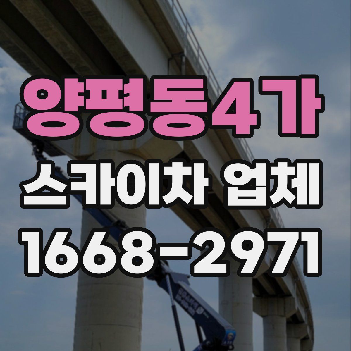 양평동4가 스카이차 업체