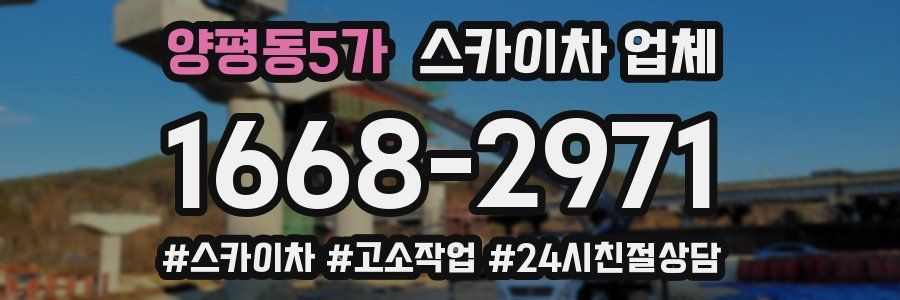 양평동5가 스카이차 업체