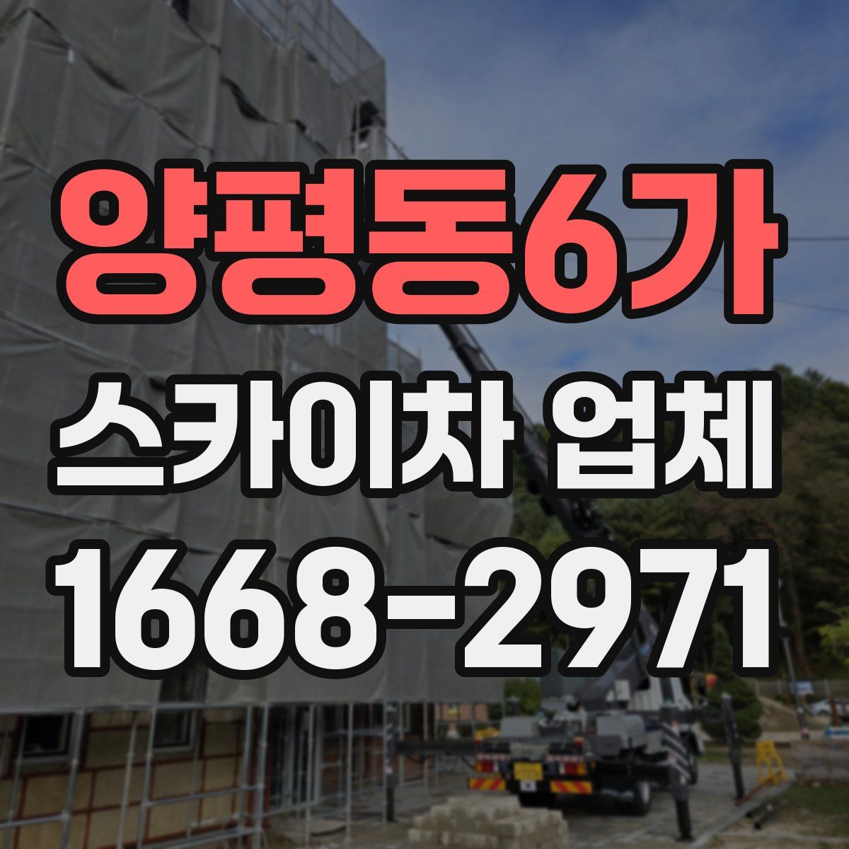 양평동6가 스카이차 업체