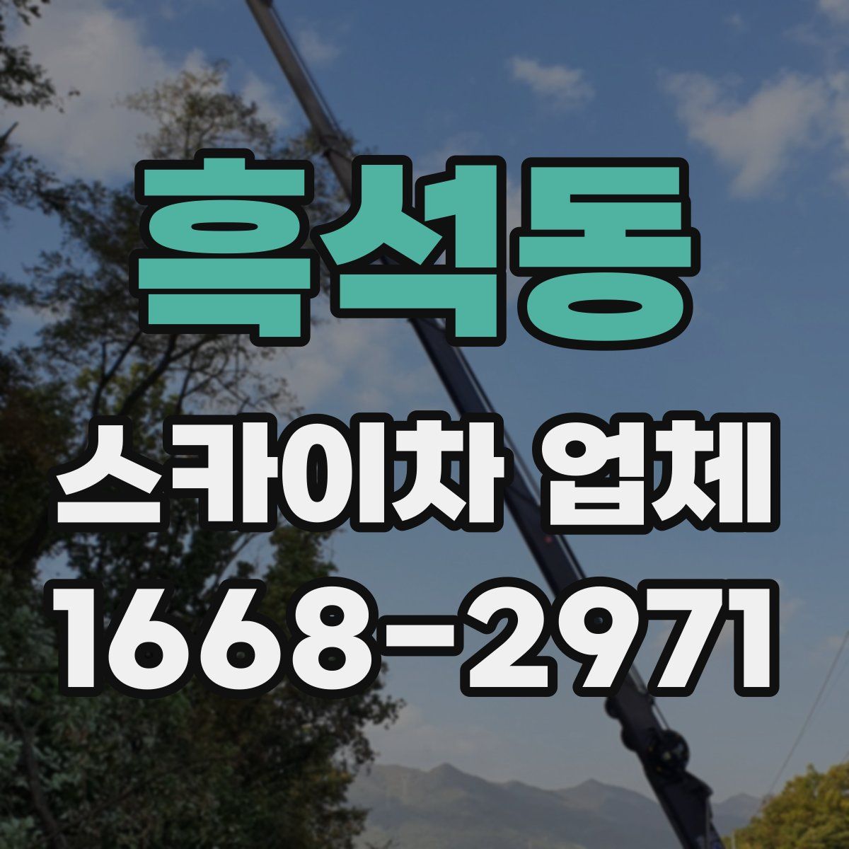 흑석동 스카이차 업체
