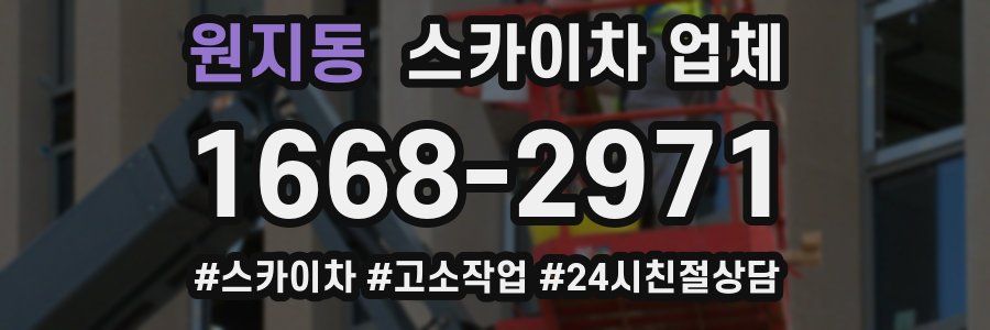 원지동 스카이차 업체