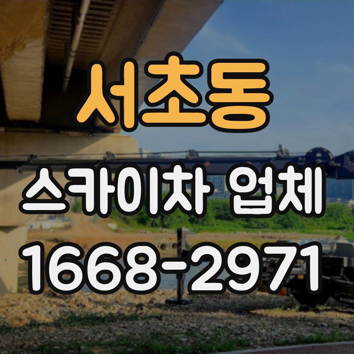 서초동 스카이차 업체