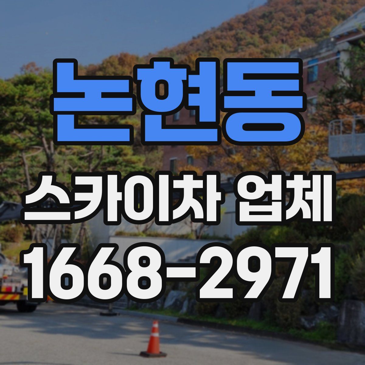 논현동 스카이차 업체