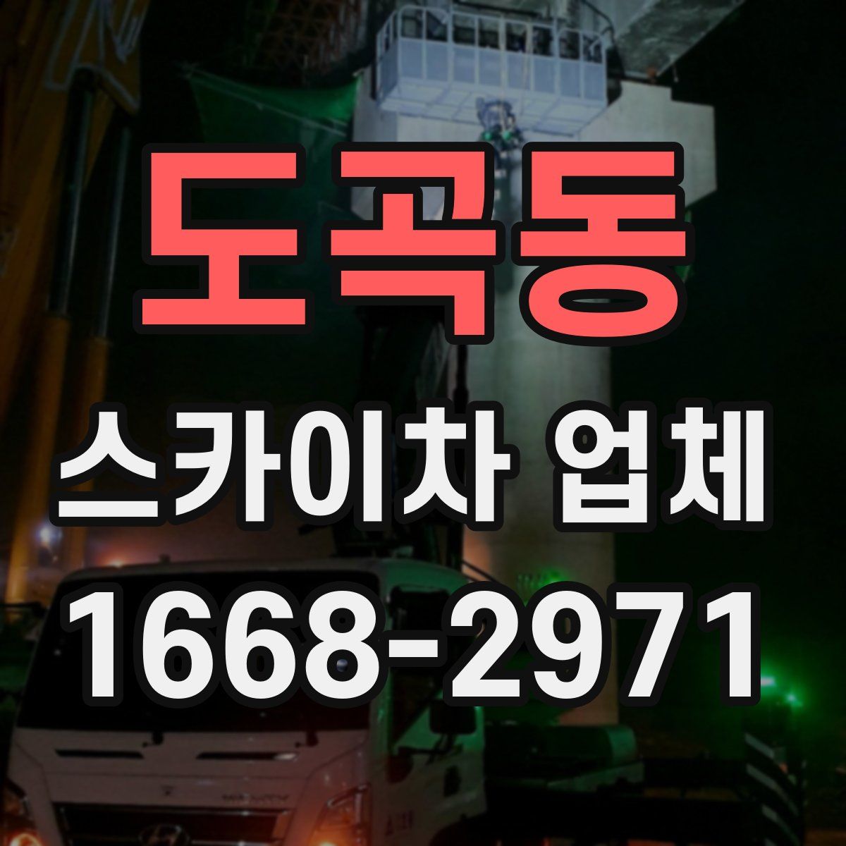 도곡동 스카이차 업체