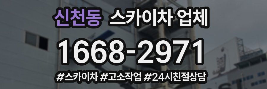 신천동 스카이차 업체