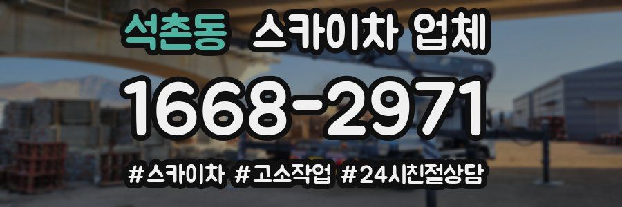 석촌동 스카이차 업체