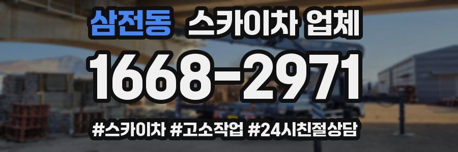 삼전동 스카이차 업체