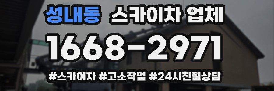 성내동 스카이차 업체