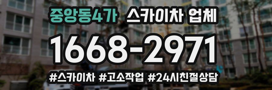 중앙동4가 스카이차 업체