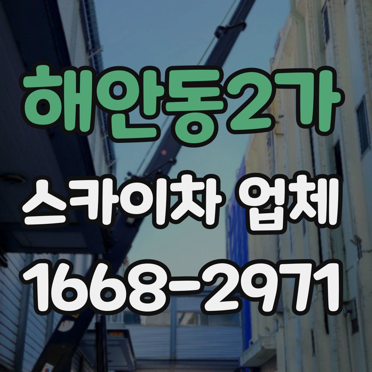 해안동2가 스카이차 업체