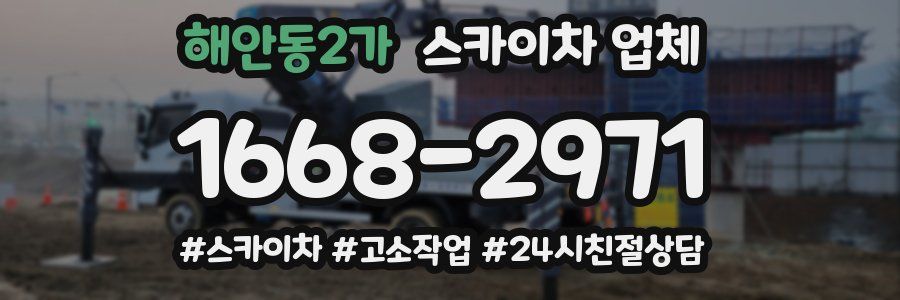 해안동2가 스카이차 업체