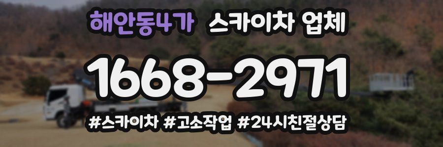 해안동4가 스카이차 업체