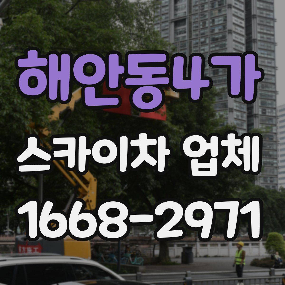 해안동4가 스카이차 업체