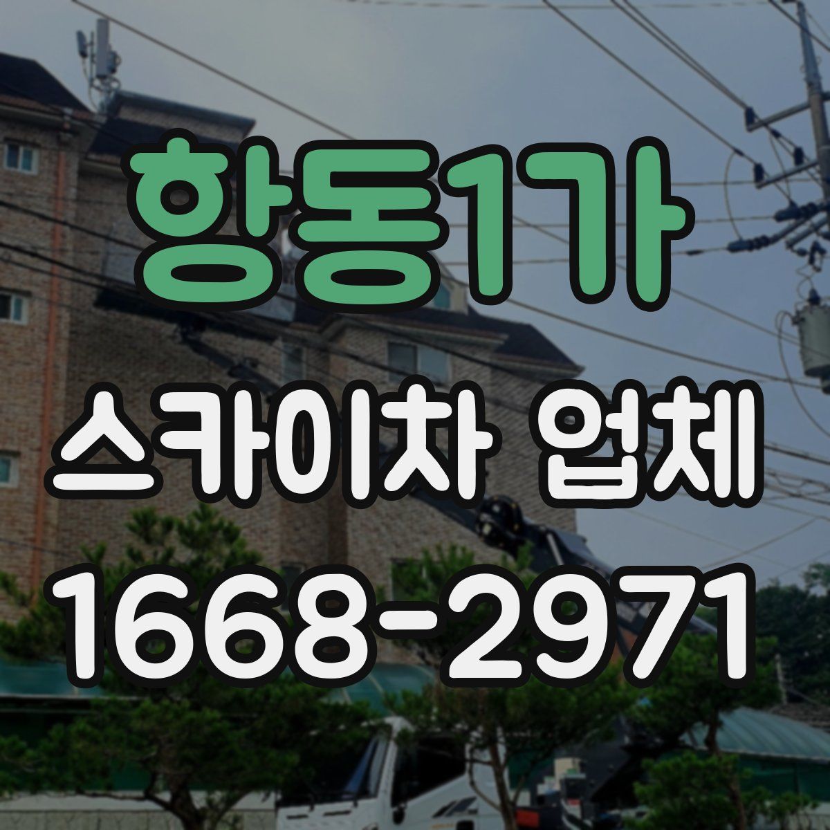 항동1가 스카이차 업체