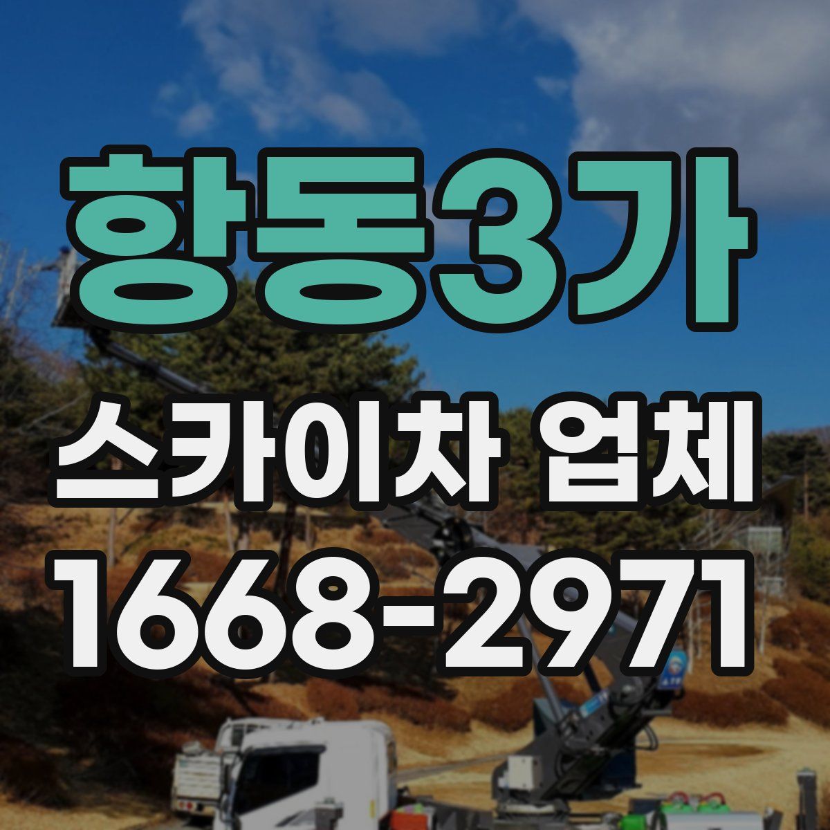 항동3가 스카이차 업체