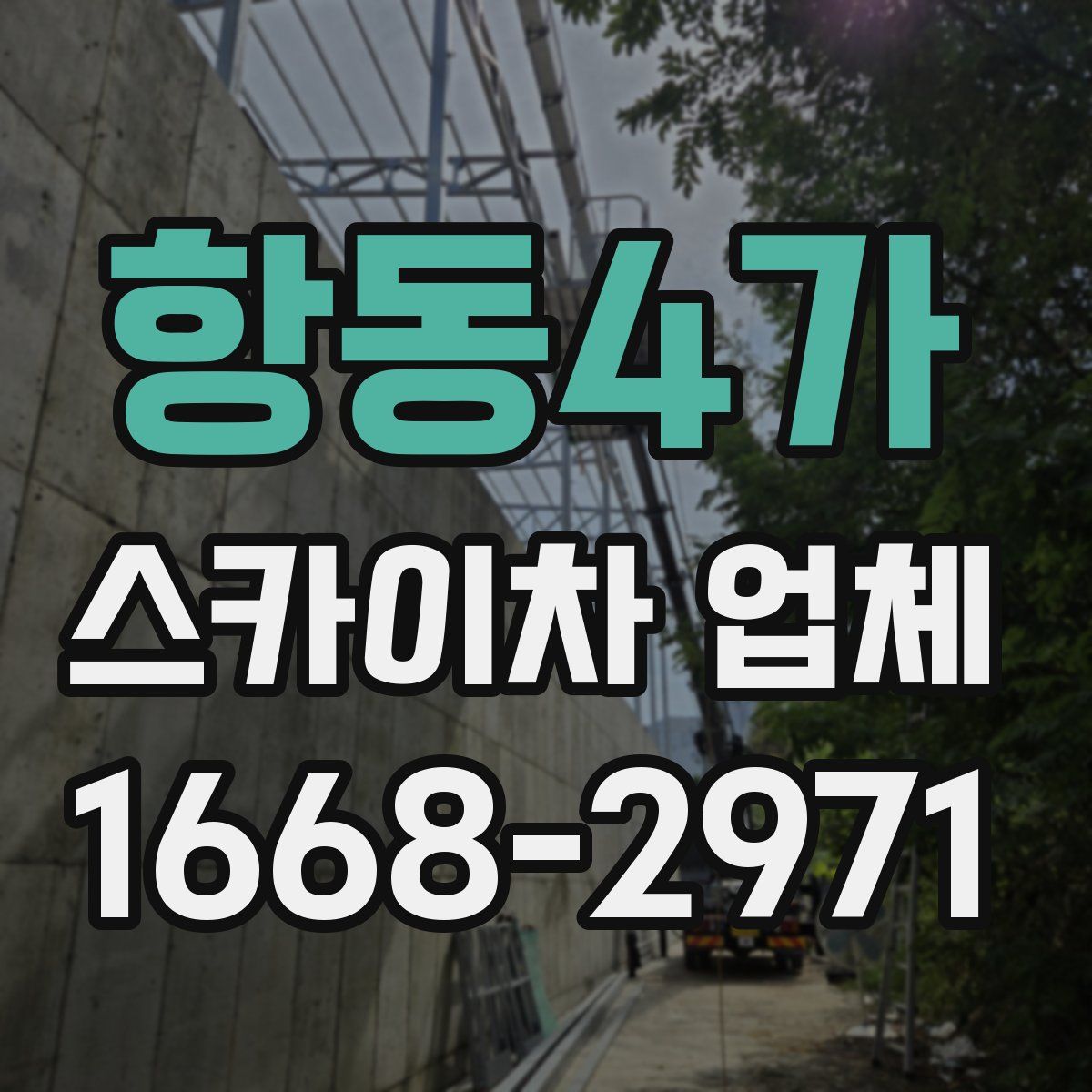 항동4가 스카이차 업체