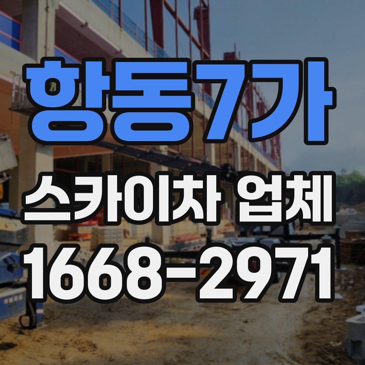 항동7가 스카이차 업체