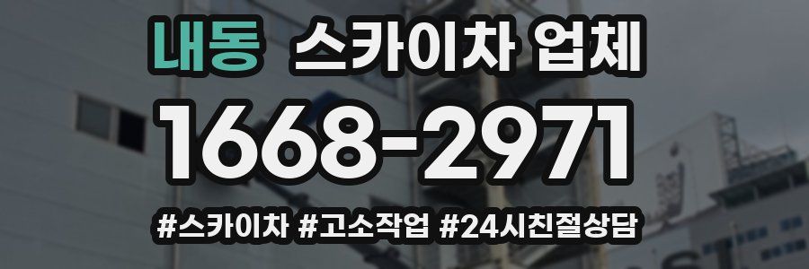 내동 스카이차 업체