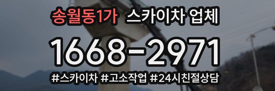 송월동1가 스카이차 업체