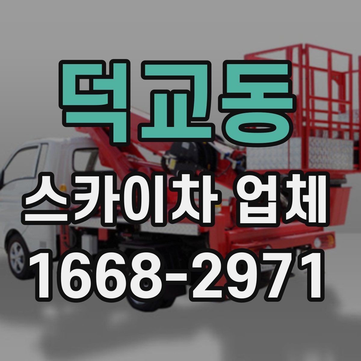 덕교동 스카이차 업체