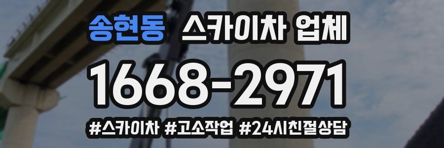 송현동 스카이차 업체