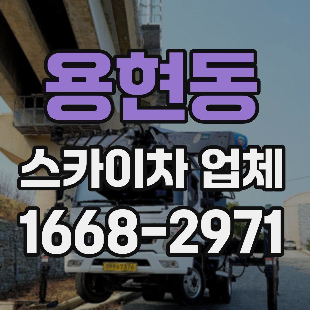 용현동 스카이차 업체